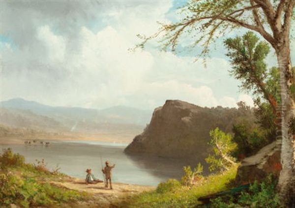 View Of The River Oil Painting by John Williamson