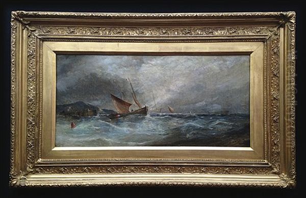 Peche En Haute Mer Oil Painting by William Henry Williamson