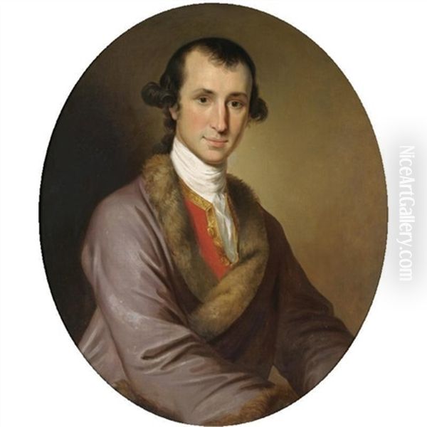 Portrait Of Eyles Irwin (1751-1817) Oil Painting by George Willison