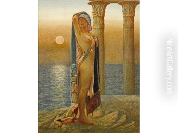 Asenath, Daughter Of The Priest Of On Oil Painting by John Riley Wilmer