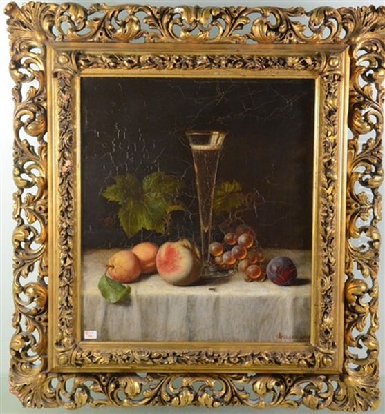 Nature Morte Aux Peches by Peter Joseph Wilms