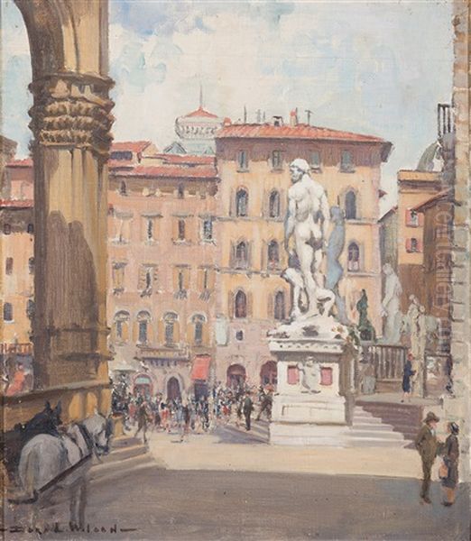 Florence Oil Painting by Dora Lynell A. Wilson