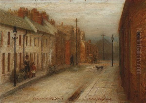 Roland St. Belfast Oil Painting by Eric Wilson