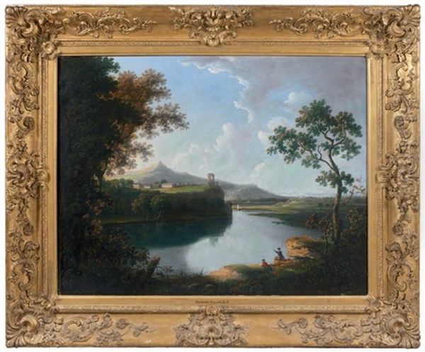 Paysage Du Pays De Galles Oil Painting by George Wilson