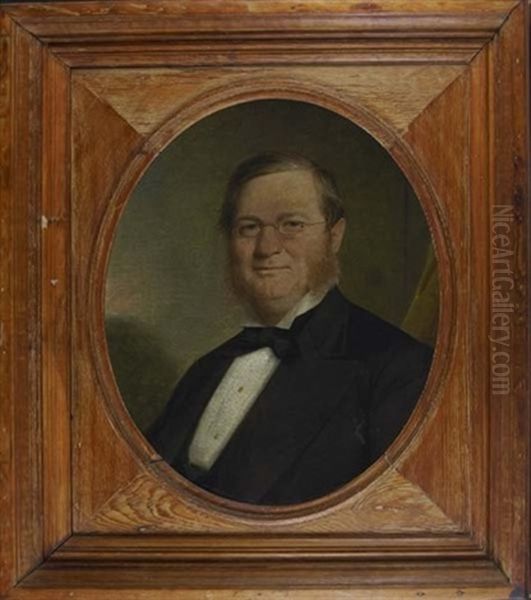 Portrait Of A Gentleman Oil Painting by Matthew Wilson