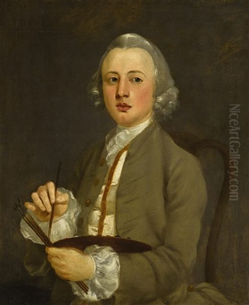 Self-portrait Oil Painting by Richard Wilson