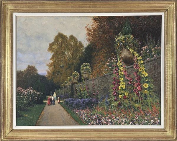 Mirabellgarten Oil Painting by Hans Wilt