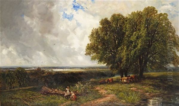 Woodham Mortimer Oil Painting by Edmund Morison Wimperis