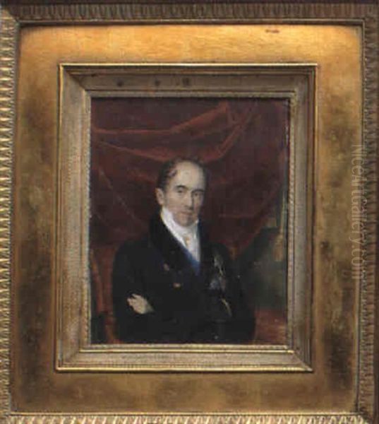 Count, Later Prince, Victor Pavlovich Kochubei Oil Painting by Iwan Winberg