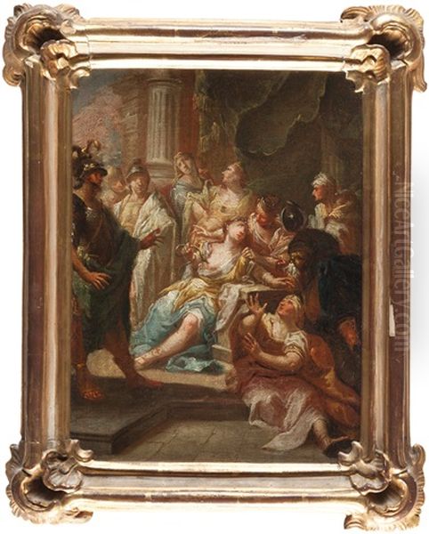 Der Tod Der Cleopatra Oil Painting by Chrysostomus Winck