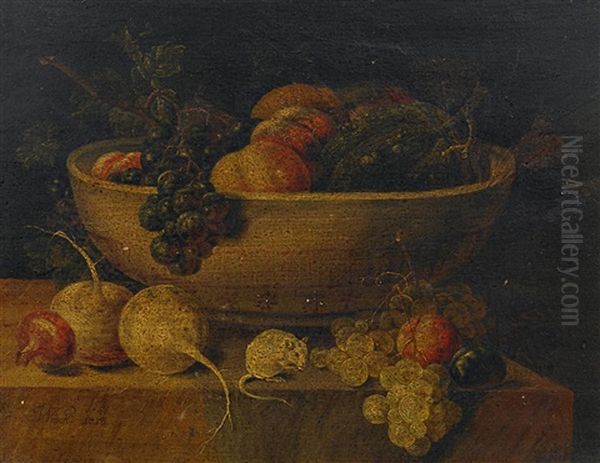 Zwei Gemalde Oil Painting by Johann Amandus Winck