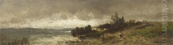 Aufziehendes Gewitter Oil Painting by Anton Windmaier the Elder