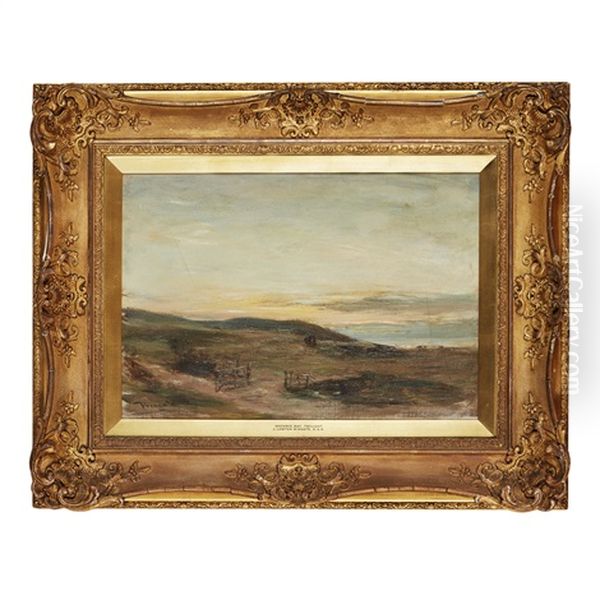 Machrie Bay, Twilight Oil Painting by Sir James Lawton Wingate