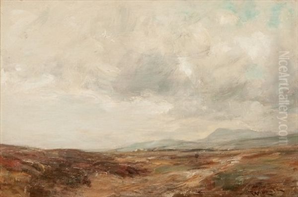 Highland Skyscape Oil Painting by Sir James Lawton Wingate