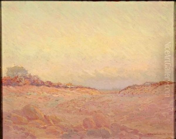 Sunset... Washington Oil Painting by George Winterburn