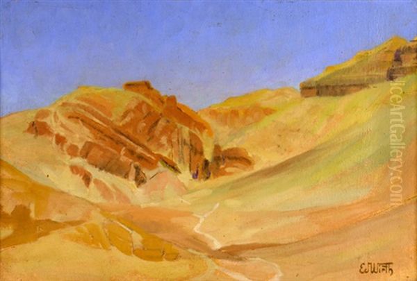 Valley Of The Kings, Egypt Oil Painting by Eduard Wirth