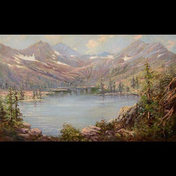 Sierra Lake Oil Painting by Jack Wisby