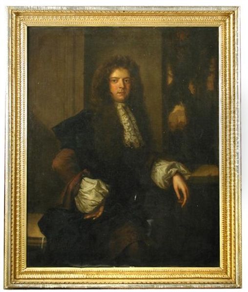 Portrait Of A Gentleman, Presumed To Be A Member Of The Alington Family Oil Painting by Willem Wissing