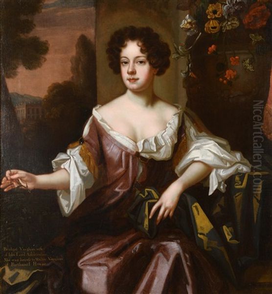 Portrait Of Bridget Vaughan, Lady Ashburnham Oil Painting by Willem Wissing