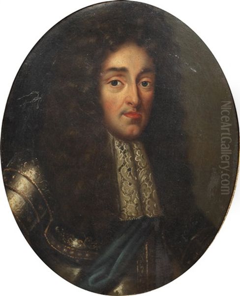 Portrait Of William Iii Oil Painting by Willem Wissing