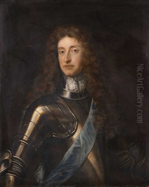 Portrait Of James Ii, King Of England Oil Painting by Willem Wissing