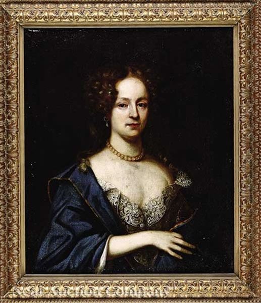 Portrait Of A Noble Lady Oil Painting by Willem Wissing