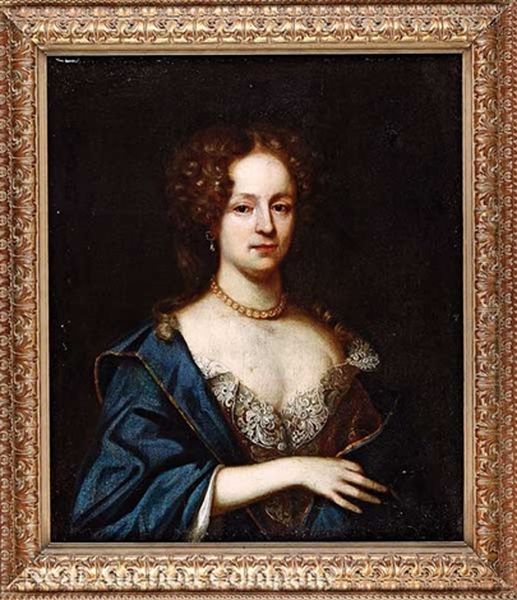 Portrait Of A Noble Lady Oil Painting by Willem Wissing