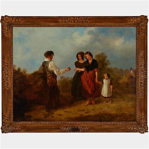 His Choice Oil Painting by William Frederick Witherington