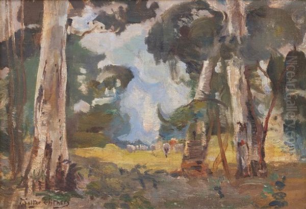 Landscape Oil Painting by Walter Herbert Withers