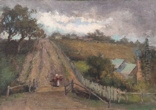 In From The Field Oil Painting by Walter Herbert Withers