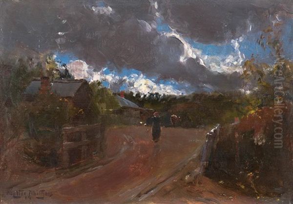 After The Storm, Eltham Oil Painting by Walter Herbert Withers