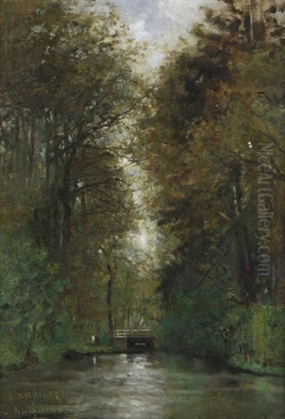 Nieuwersluis Oil Painting by Ernst Sigismund Witkamp