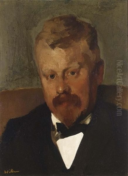 A Portrait Of Mr. Hein Boeken Oil Painting by Willem Arnoldus Witsen