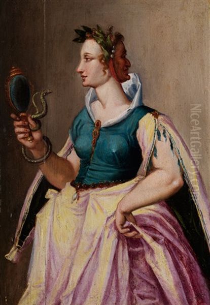 Allegorie Der Eitelkeit Oil Painting by Peter de Witte the Elder