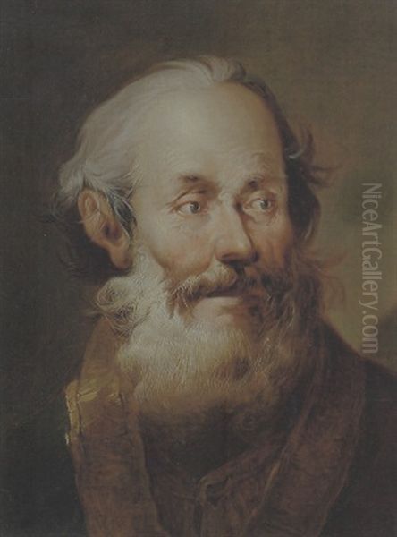 Bildnis Eines Bartigen Mannes Oil Painting by Tiberius Dominikus Wocher