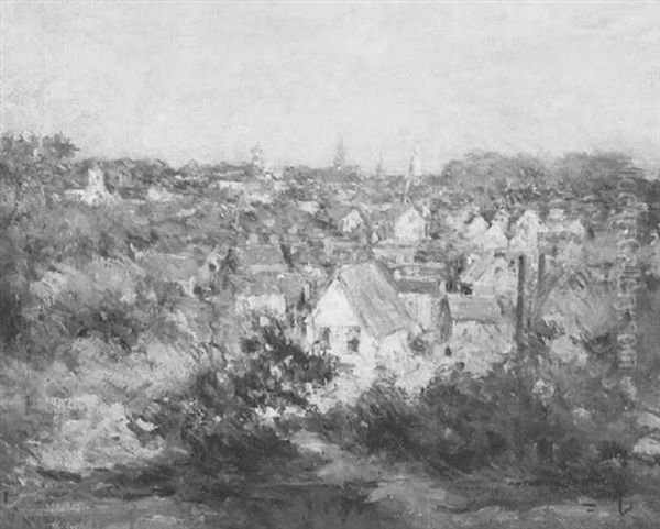 Provincetown Roofs Oil Painting by Arthur William Woelfle