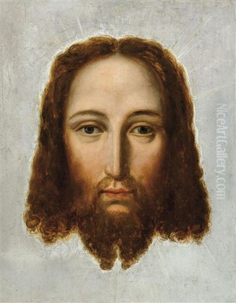 Christ Oil Painting by Gustave van de Woestyne