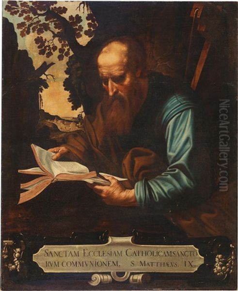 Matthew The Apostle And Evangelist Oil Painting by Artus Wolfaerts