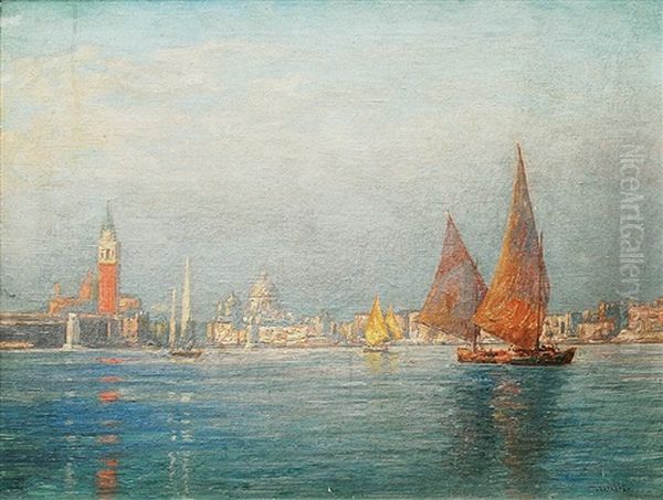 Venedig Oil Painting by Anton Wolter