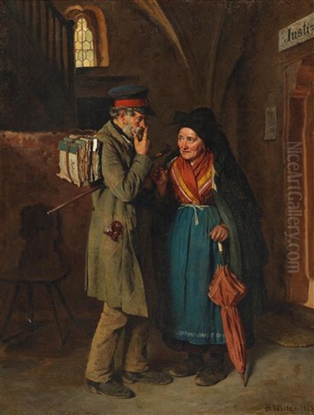 Good Advice Is Dear Oil Painting by Berthold Woltze