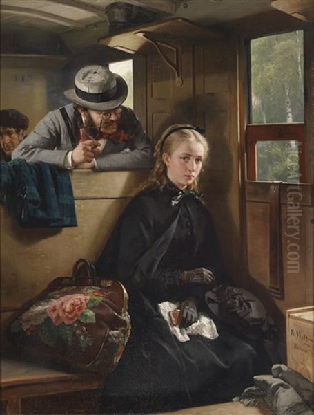 Der Lastige Kavalier Oil Painting by Berthold Woltze