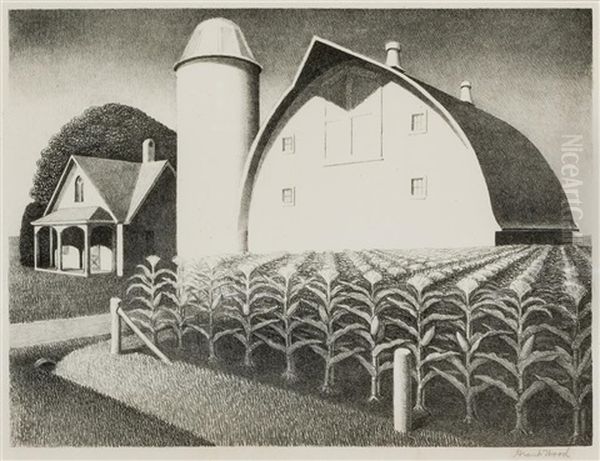 Fertility, 1939 Oil Painting by Grant Wood