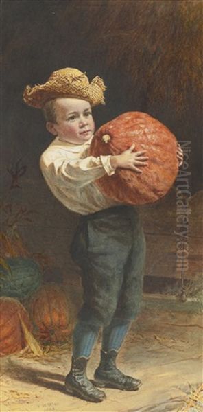 For Thanksgiving Day Oil Painting by Thomas Waterman Wood