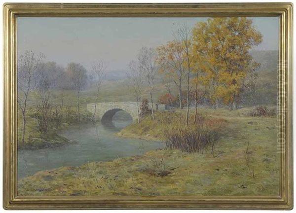 The Bridge Oil Painting by William R. C. Wood