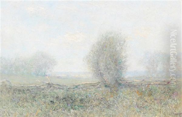 Paysage D'ete Oil Painting by Percy Franklin Woodcock