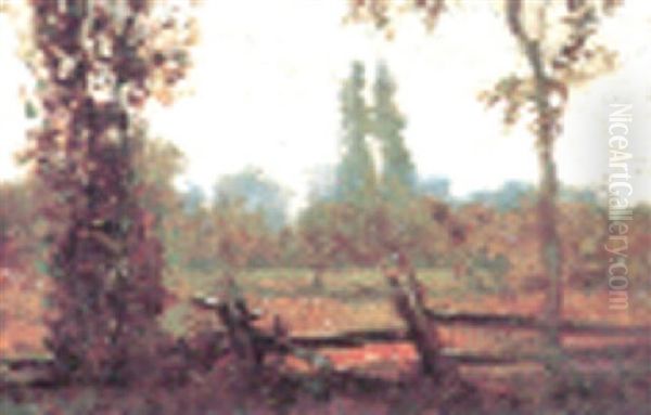 Sketch Near... Oil Painting by Percy Franklin Woodcock