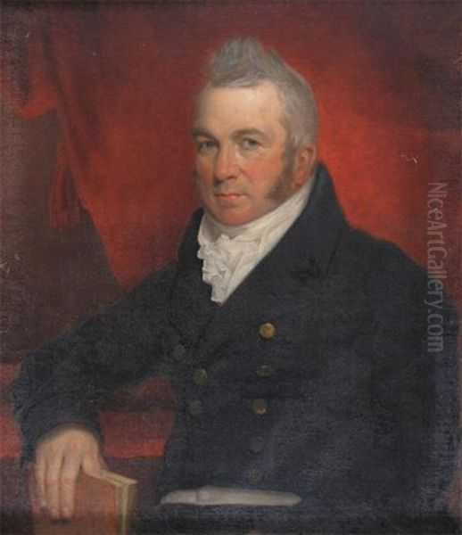 Portrait Of John Newman Oil Painting by Samuel Woodford