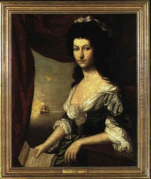 Portrait Of A Lady Oil Painting by Samuel Woodford