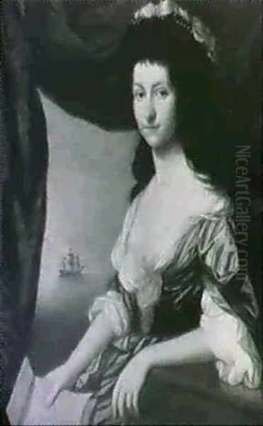 Portrait Of A Lady Oil Painting by Samuel Woodford