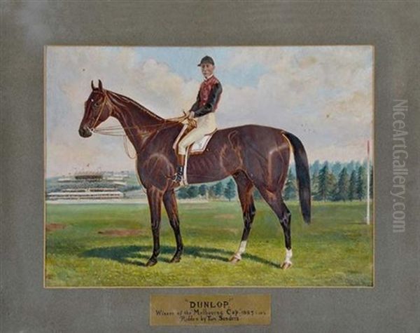 Dunlop Oil Painting by Frederick Woodhouse Jr.